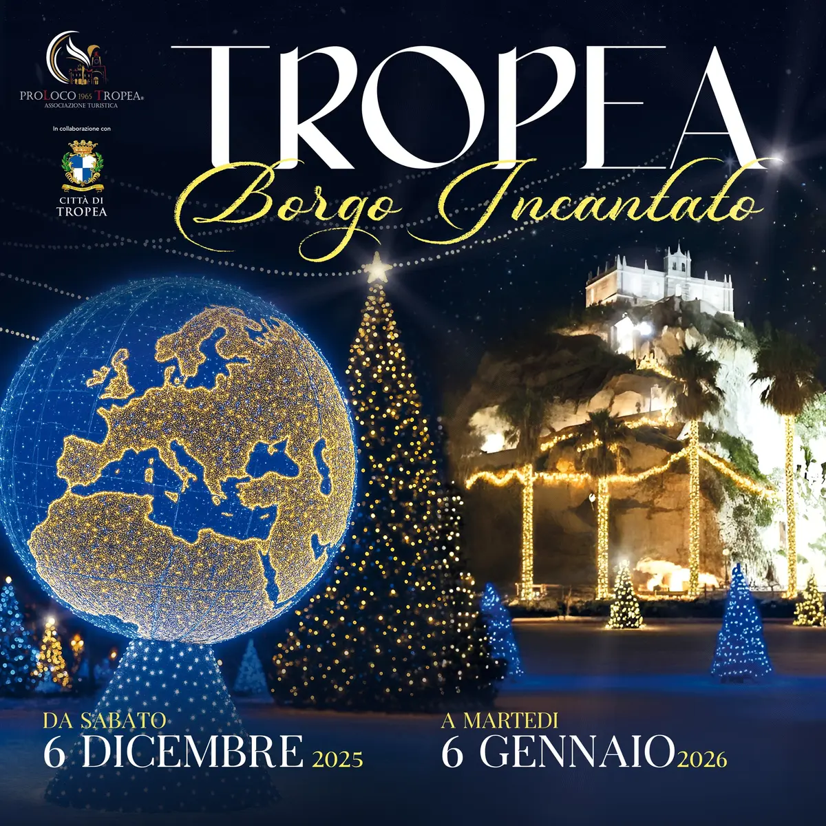 Dal 7 dicembre 2024 al 6 gennaio 2025, Tropea si trasforma in un vero e proprio "Borgo Incantato", un luogo dove la magia del Natale prende vita tra luminarie scintillanti, mercatini, eventi culturali(...)